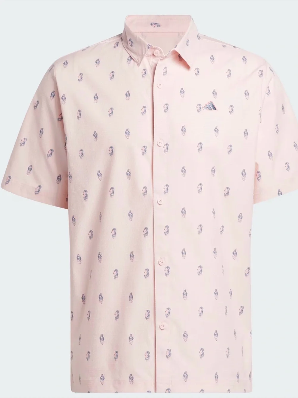 Adidas Golf GO-TO RESORT BUTTON DOWN POLO SHIRT Large